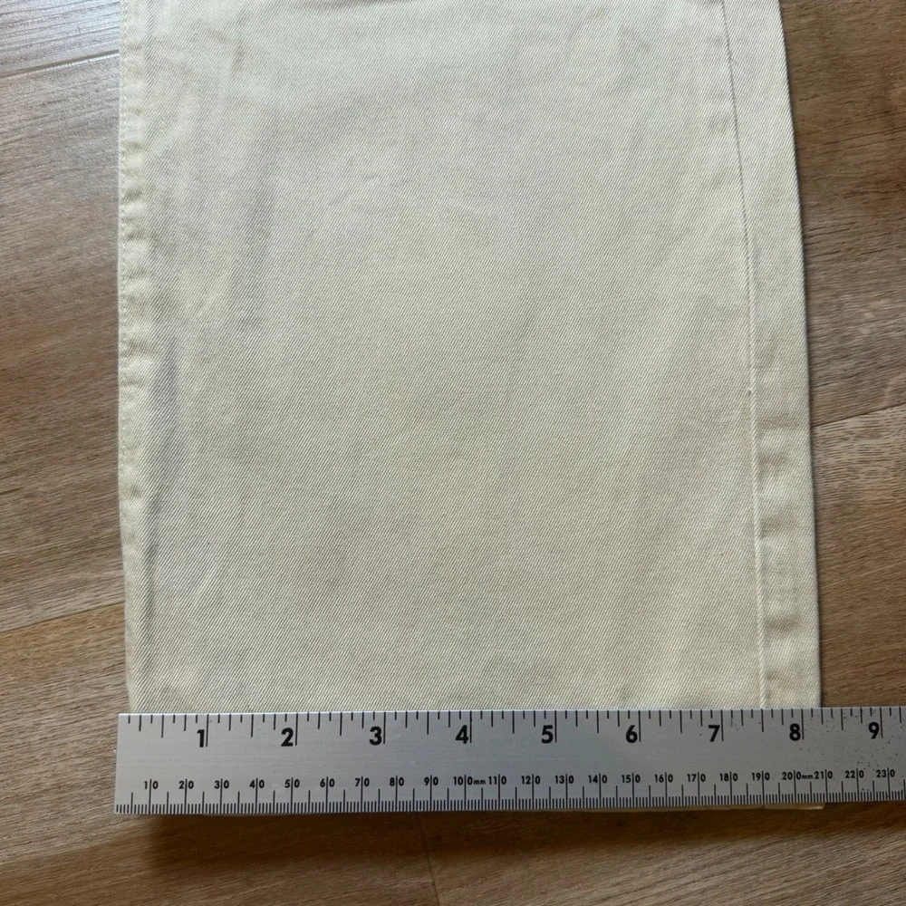 Diesel Cheyenne Jeans Mens 31x32 Beige Khaki Straight Leg Made In Italy (Tag 32)
